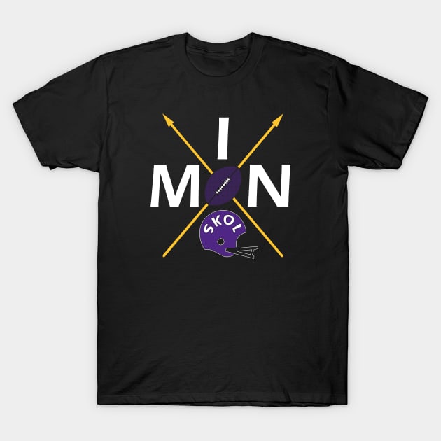 Minnesota Pro Football - Home Fan T-Shirt by FFFM